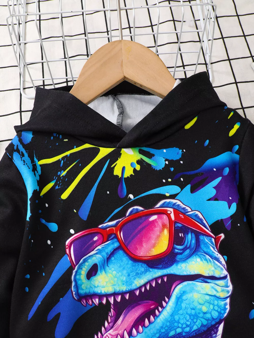 Children's Dinosaur Hoodie & Pants Set, image 5