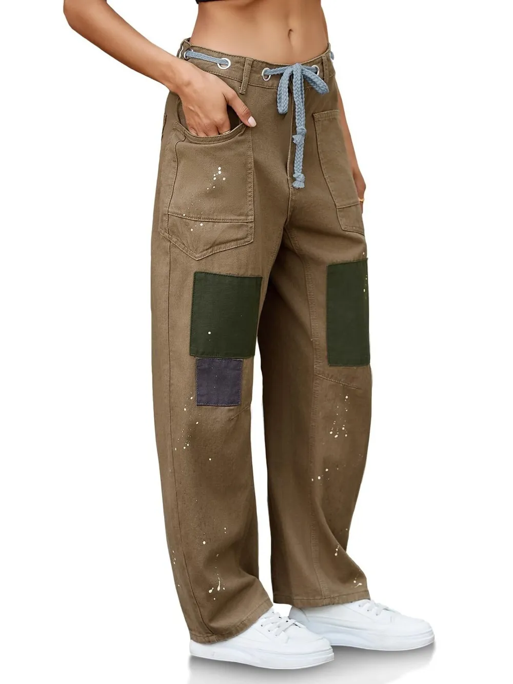 Washed Wide Leg Jeans, image 8