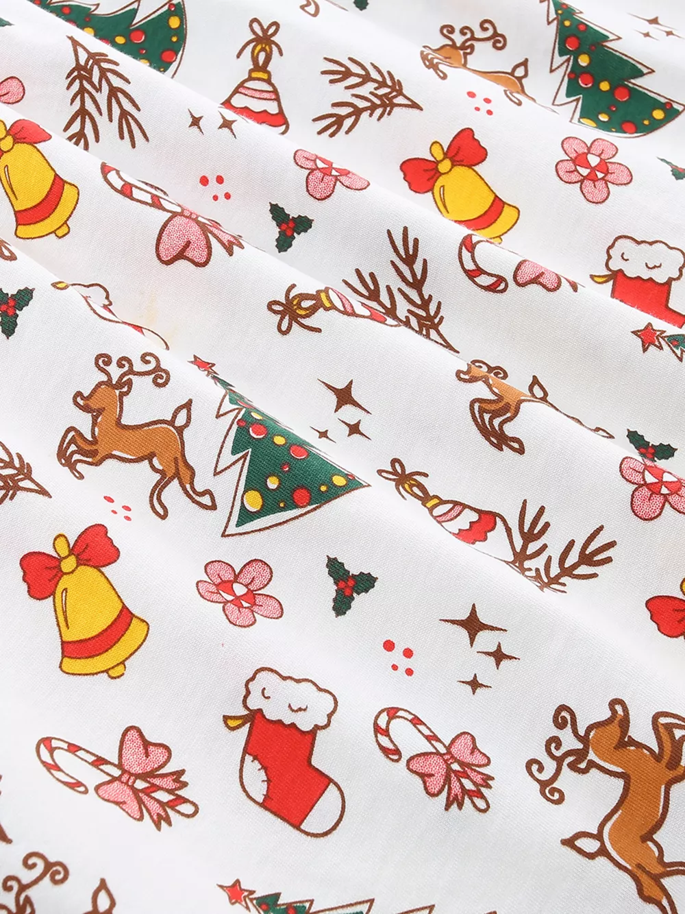 Children's Christmas Print Long Sleeve Dress, image 3