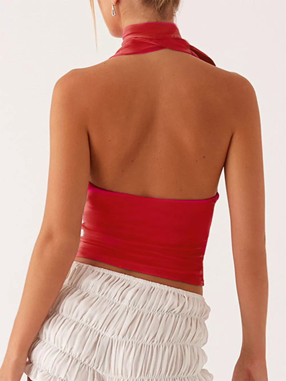 Halter Neck Tie Cami, image 13