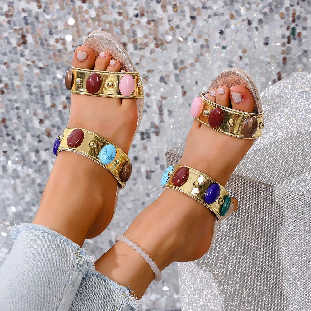 Open Toe Block Heels Sandals, image 8