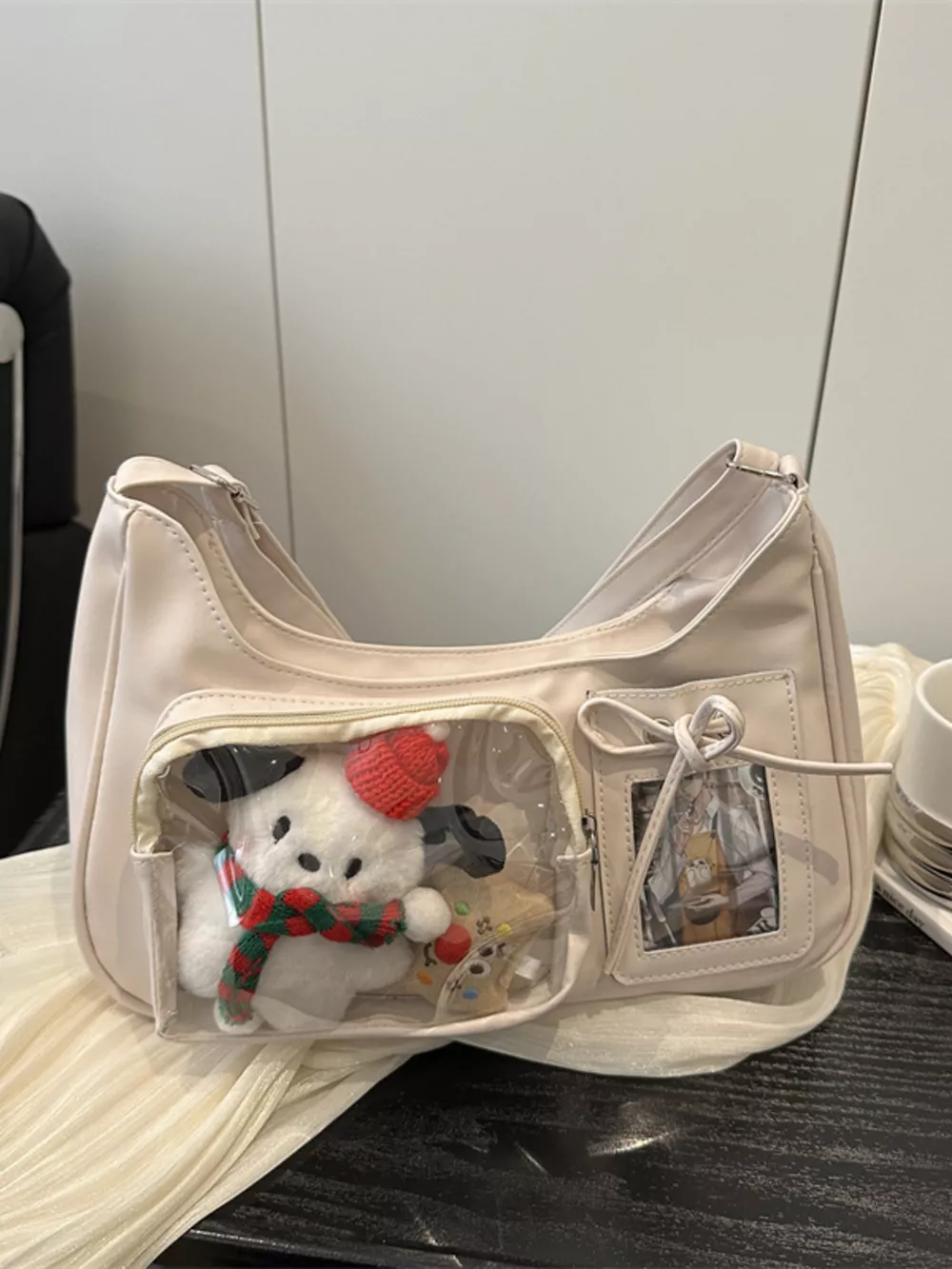 Clear Pocket Crossbody Bag, image 6