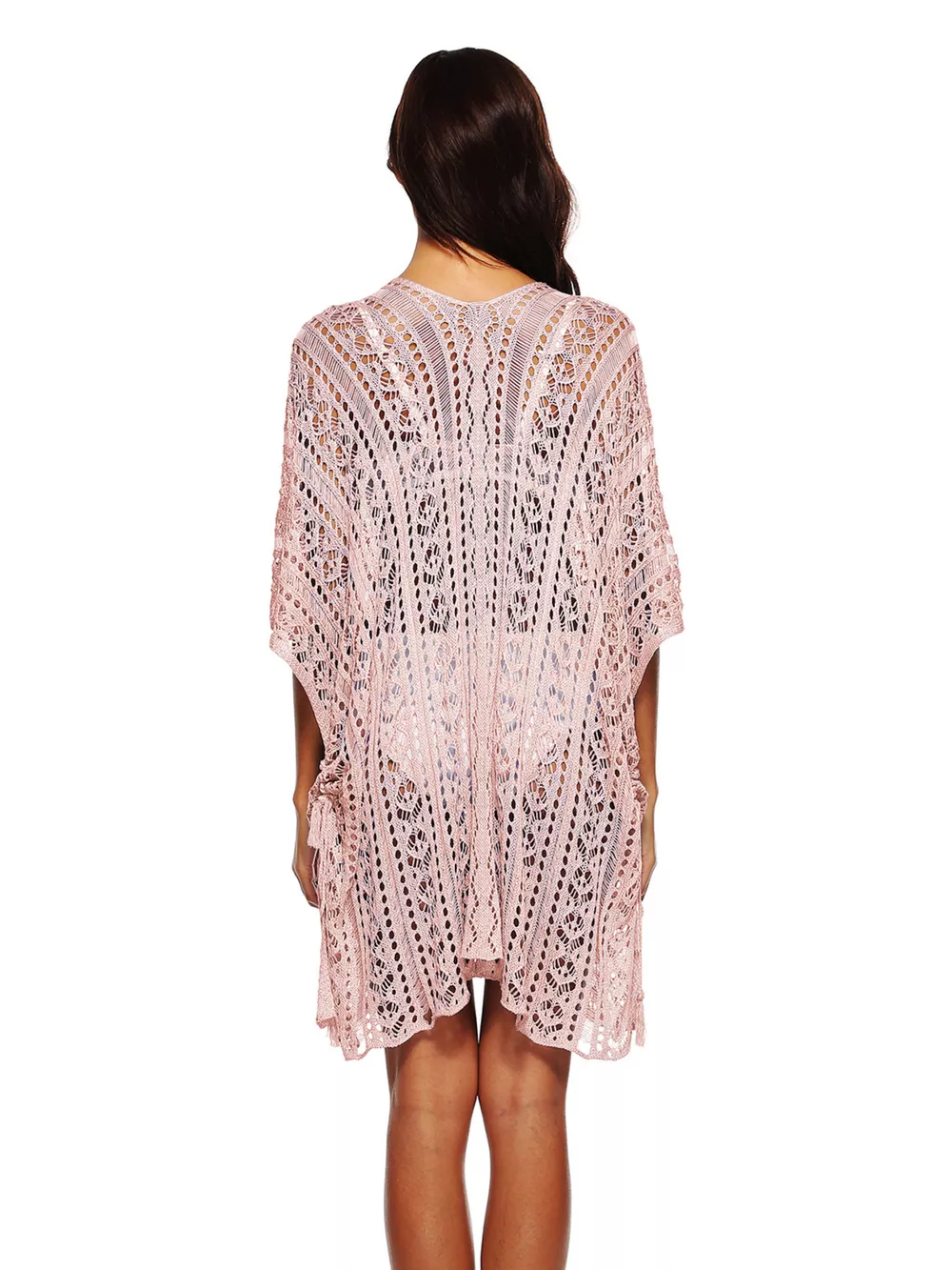 Crochet Knit V-Neck Cover-Up, image 11
