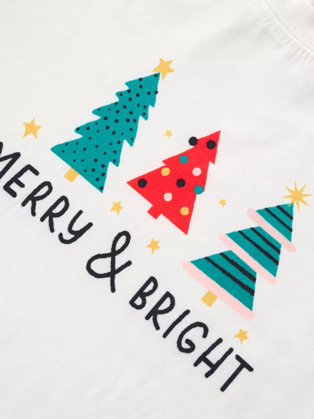Children's Christmas Tree Print Long Sleeve Pajama Set, image 5