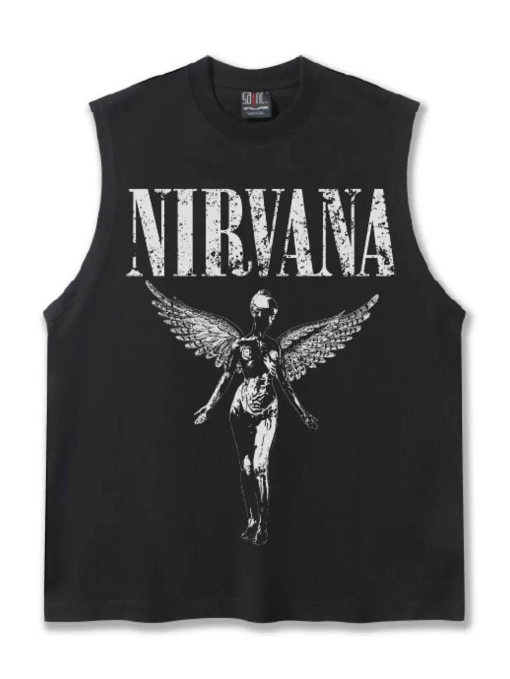 Men's Graphic Round Neck Tank, image 6