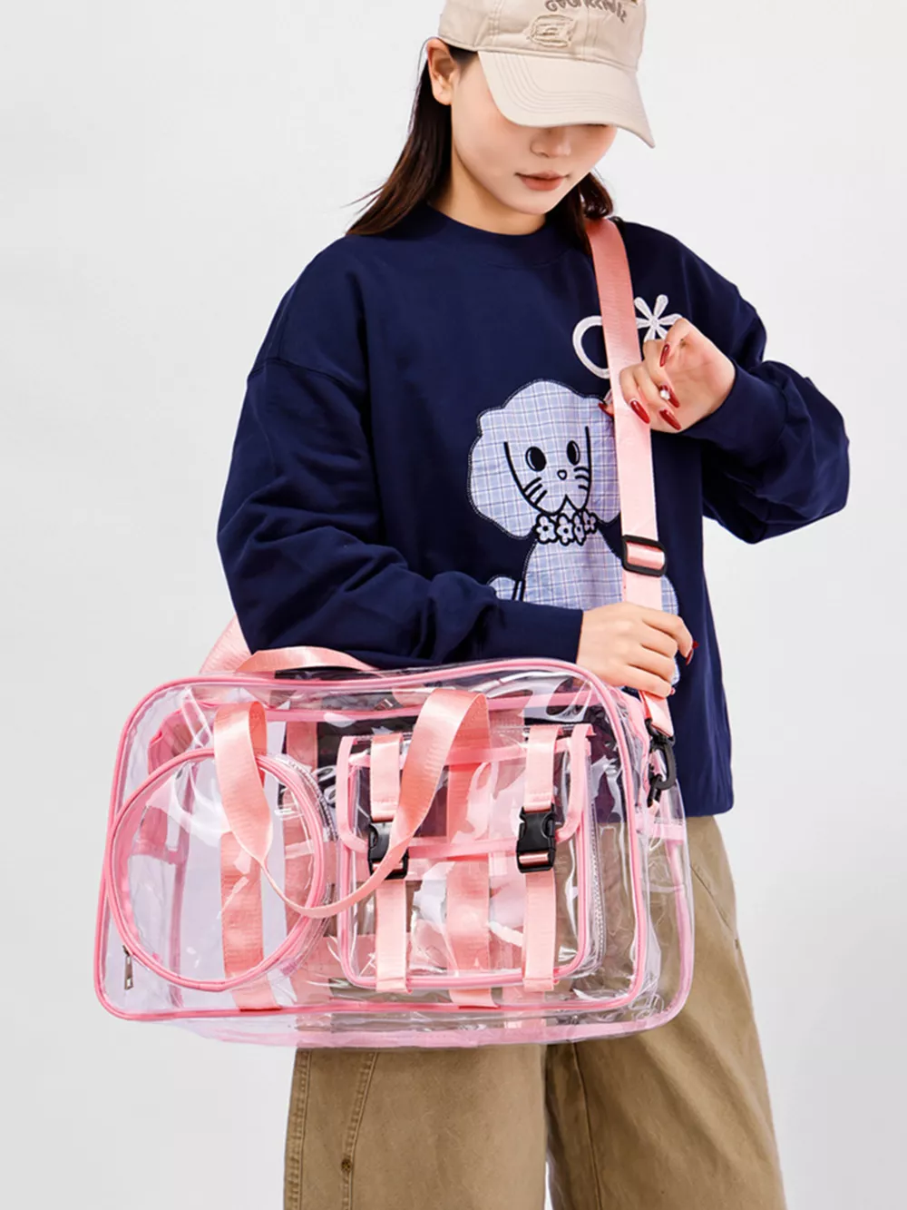 Clear PVC Travel Bag, image 2