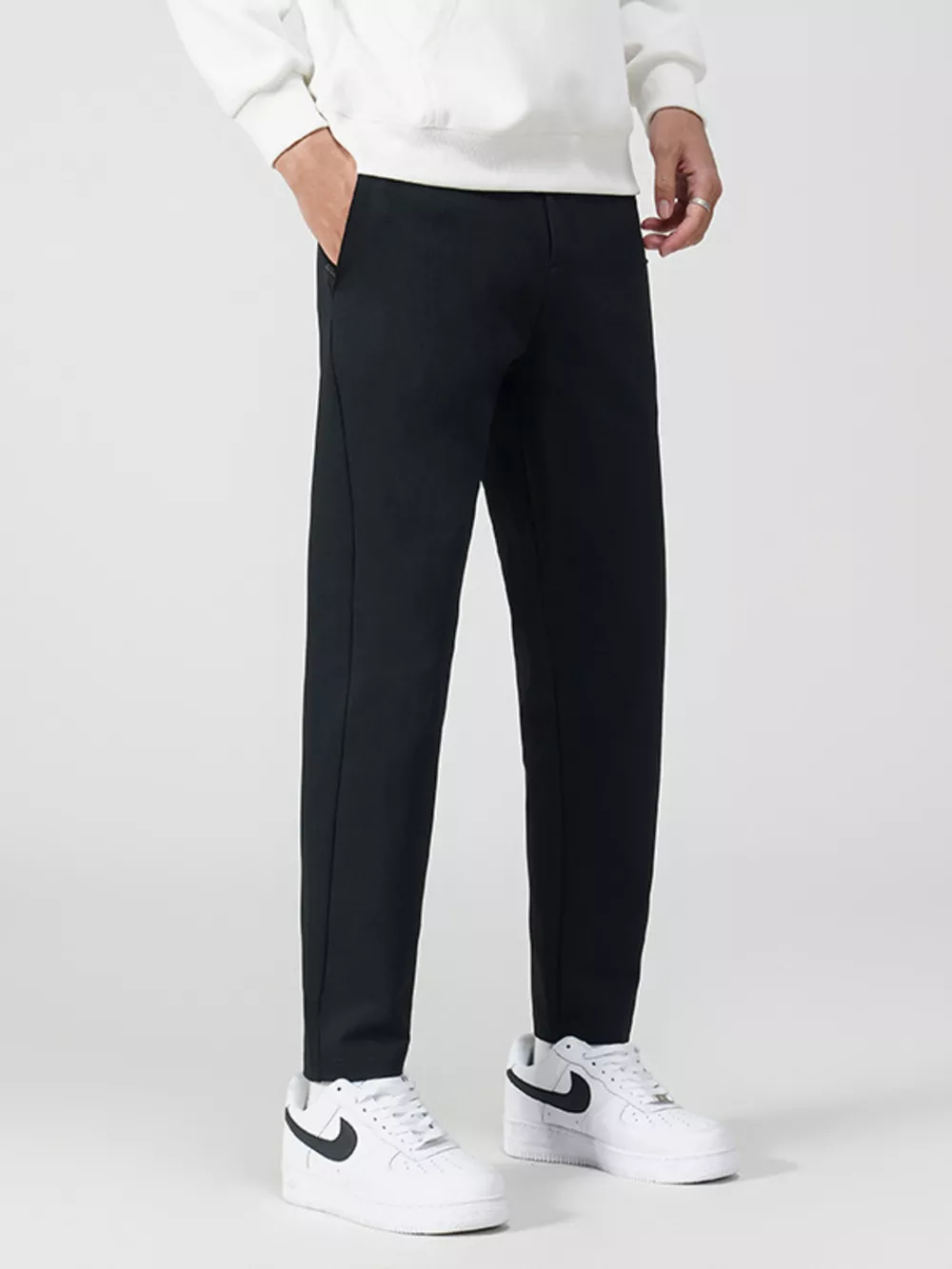 Men's Plus Size Slim-Fit Stretch Pants, image 2