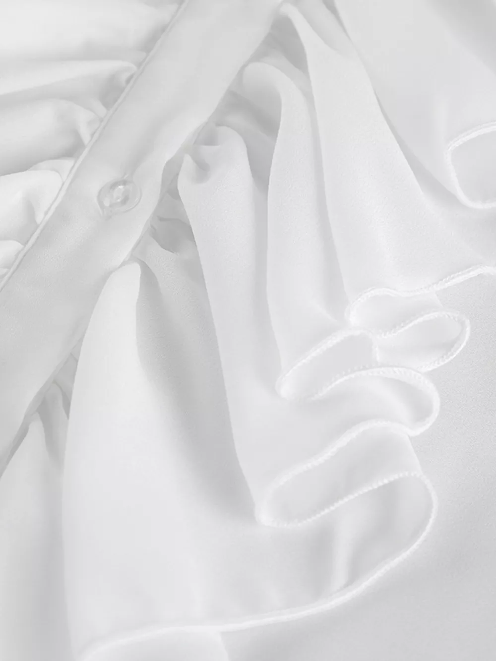 Ruffle Trim Flounce Sleeve Blouse, image 10