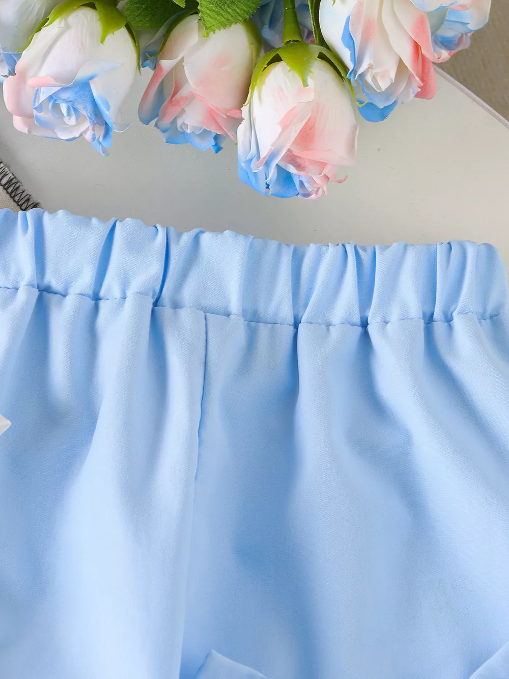 Children's Bow Round Neck Top and Pants Set, image 6