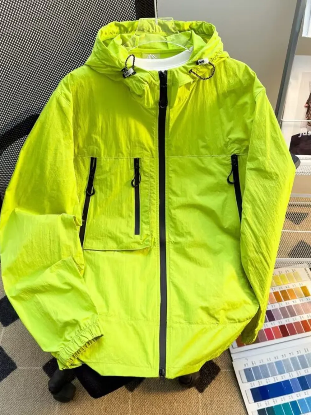 Men's Plus Size Lightweight Hooded Windbreaker Jacket, image 10