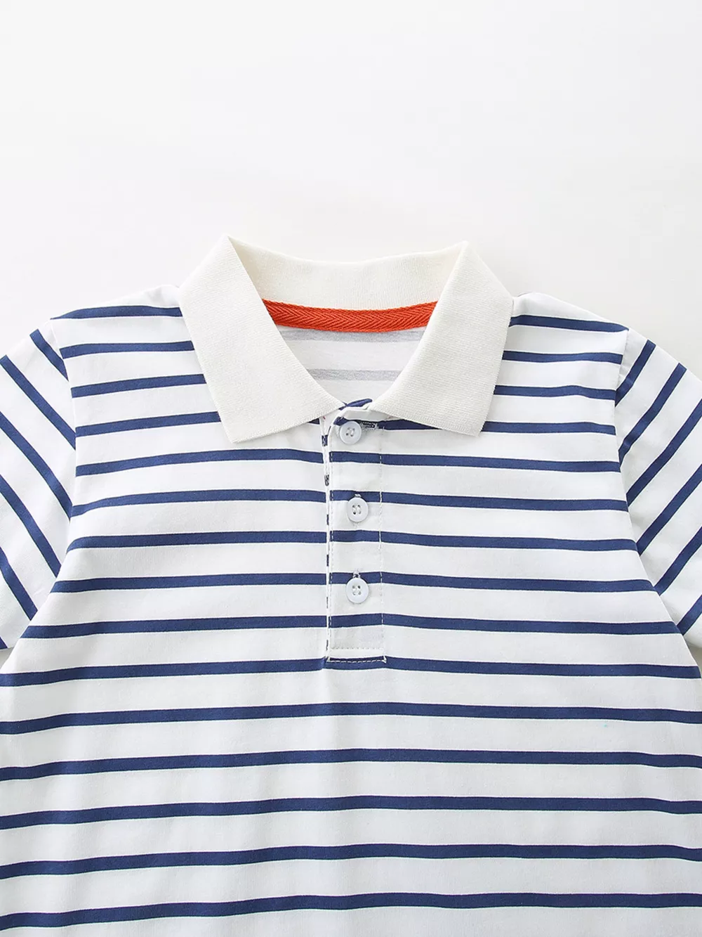 Children's Striped Polo and Shorts Set, image 4