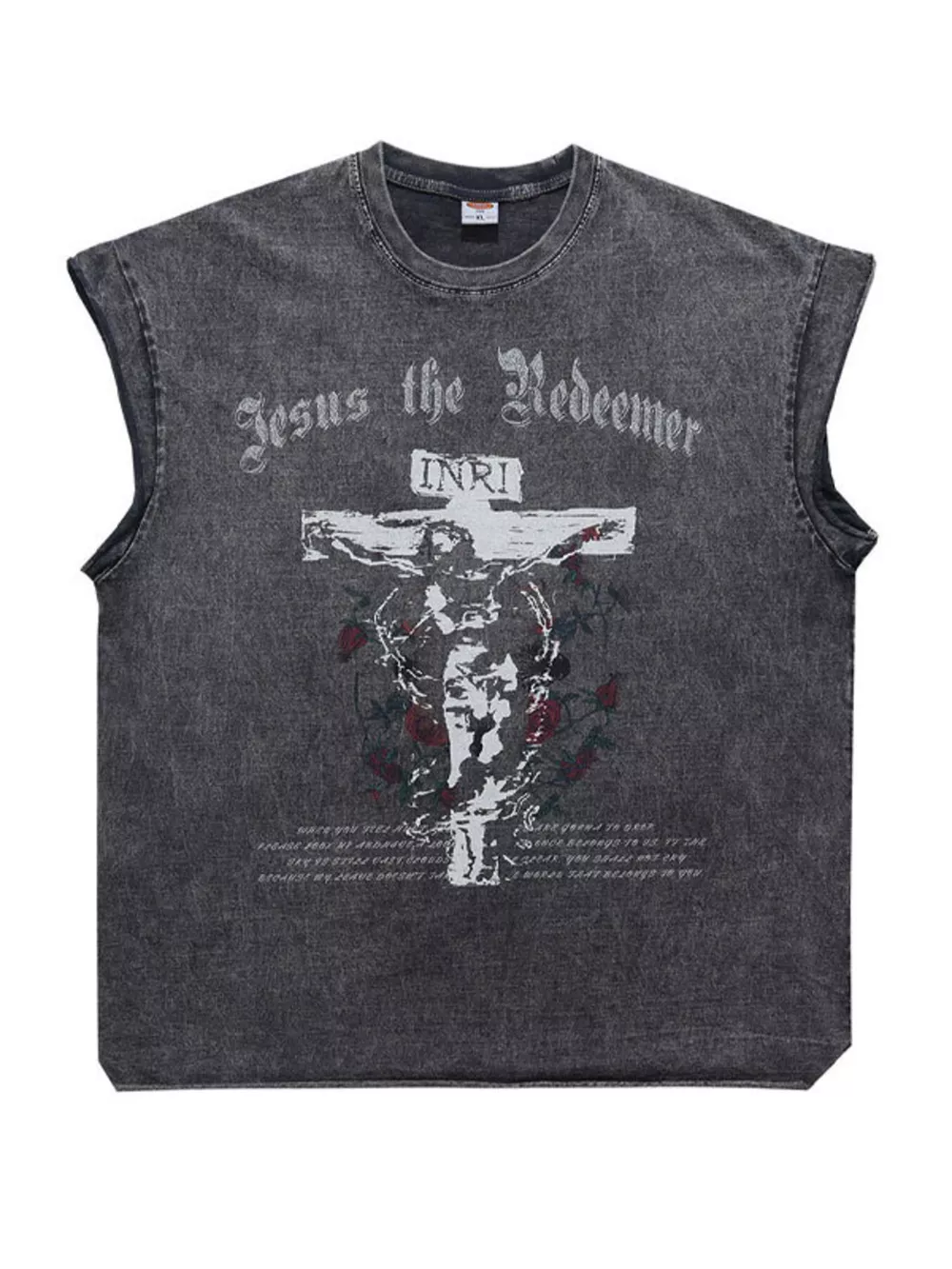 Men's Graphic Round Neck Tank Top, image 5