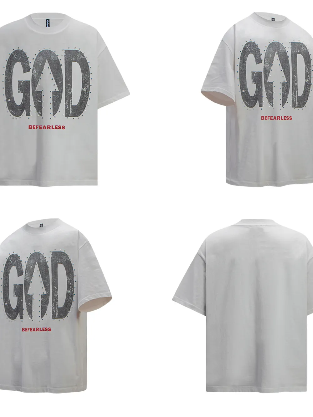 Men's Oversized Letter Graphic T-Shirt, image 9