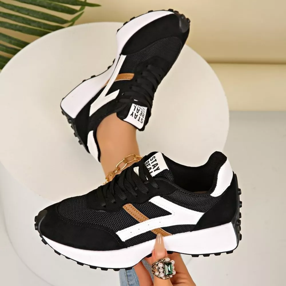 Round Toe Lace Up Sneakers, image 8