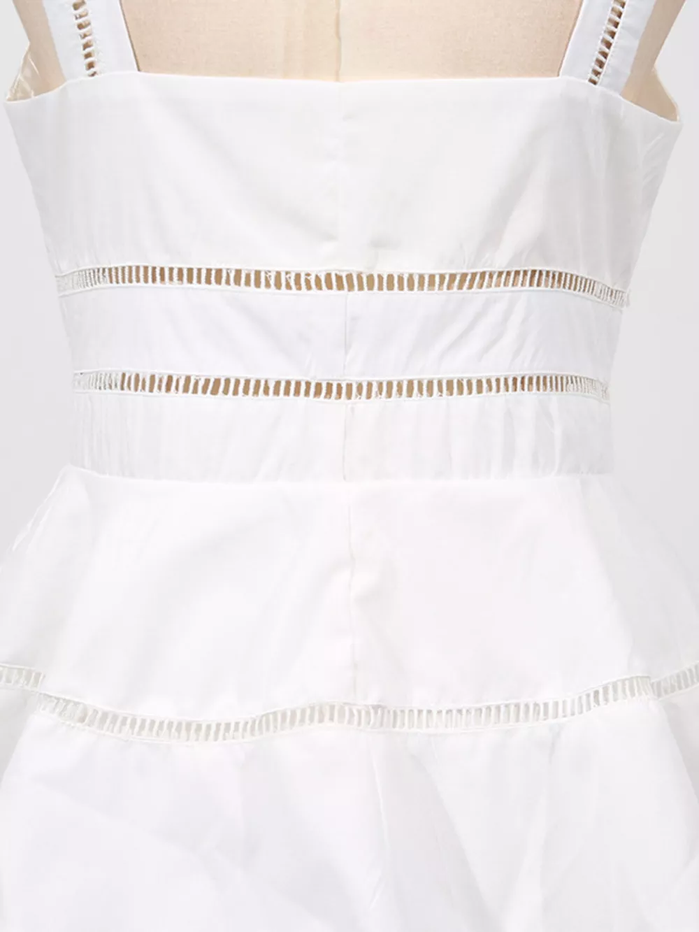 Sleeveless Eyelet Embroidered Button-Down Midi Dress, image 11