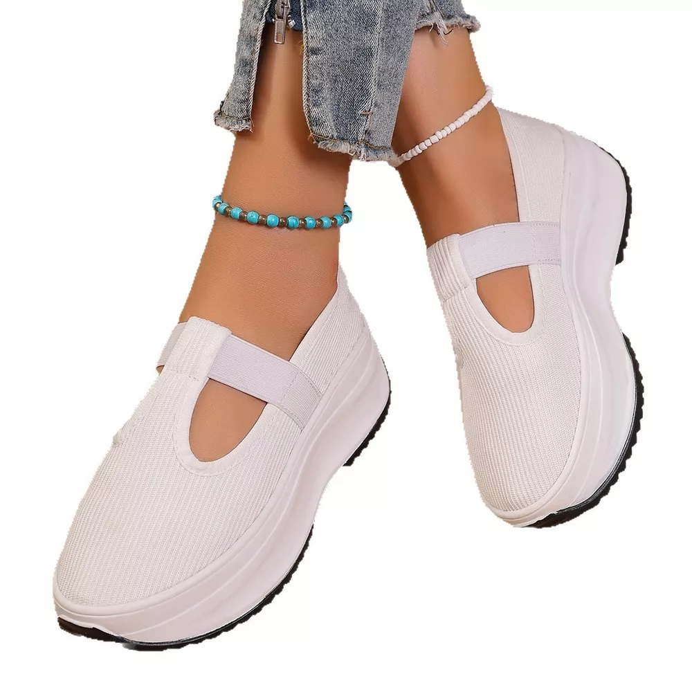 Round Toe Platform Slip-Ons, image 6