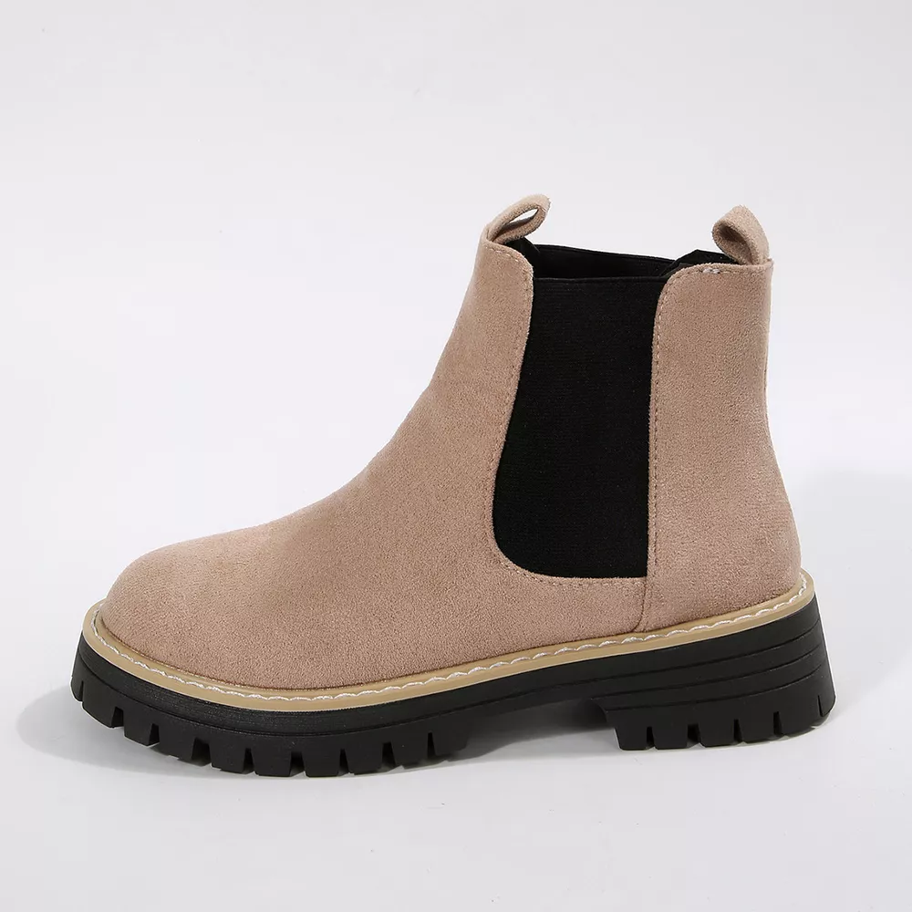 Round Toe Block Heels Boots, image 8