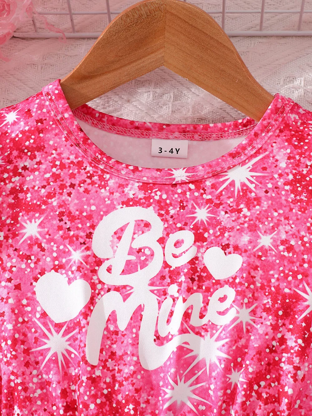 Children's Sequin Puff Sleeve Dress, image 3
