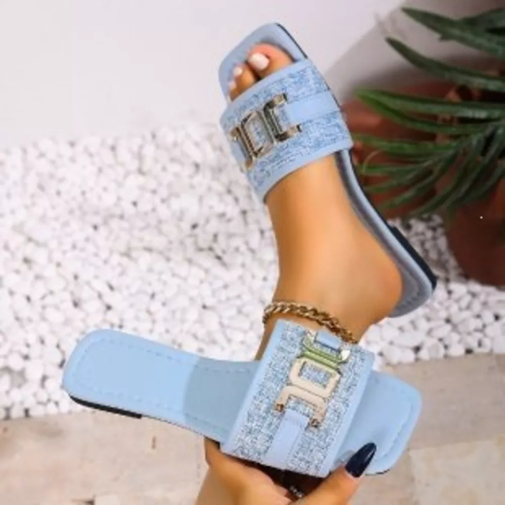 Open Toe Flats Sandals, image 9