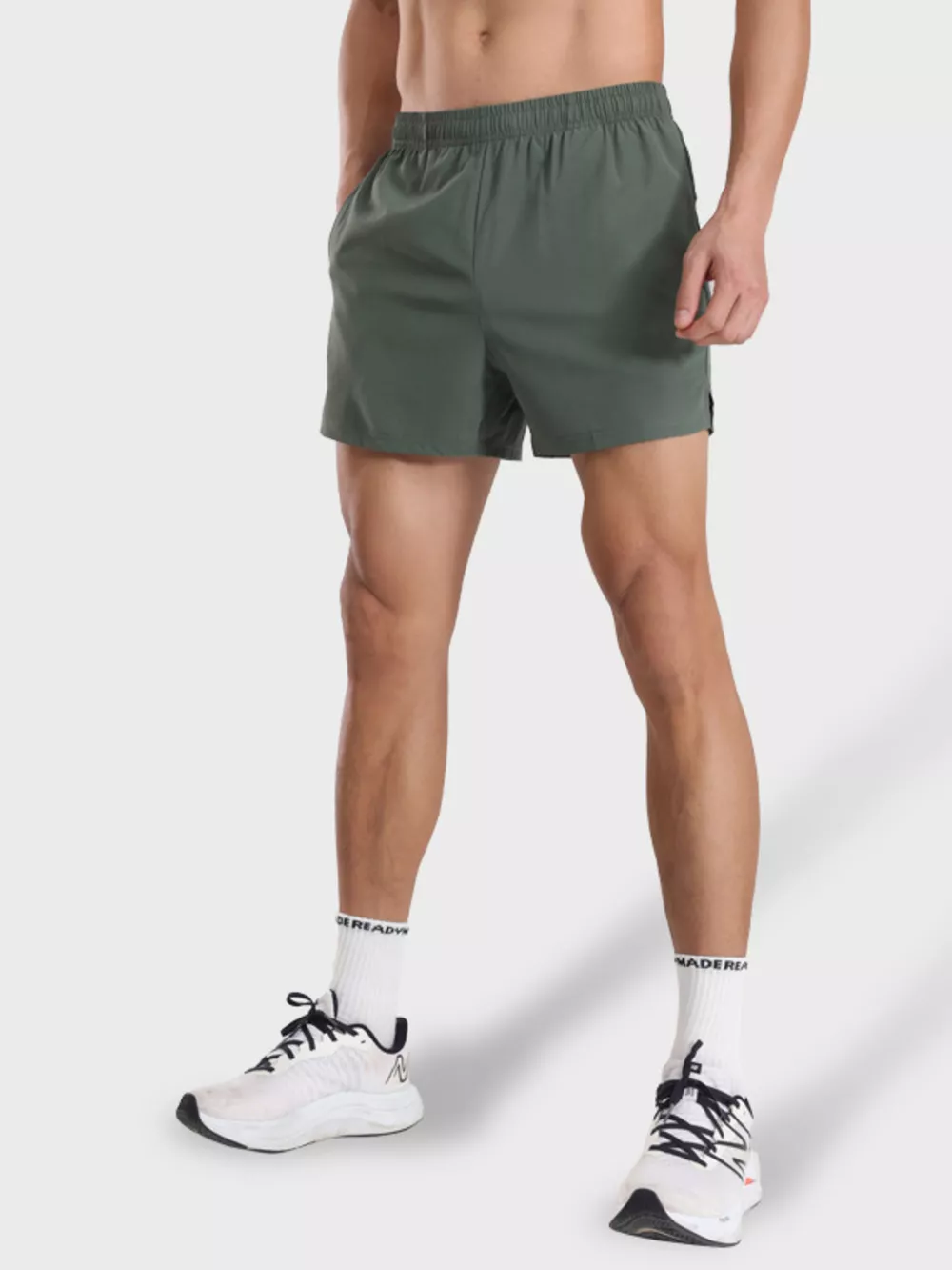Men's Plus Size Elastic Waist Active Shorts, image 6
