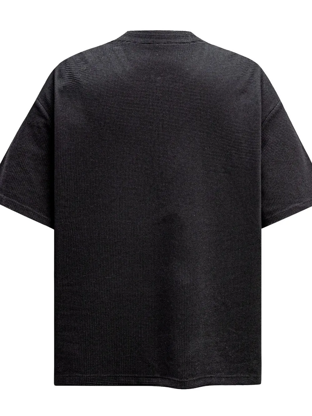 Men's Letter Quarter Zip Short Sleeve T-Shirt, image 3