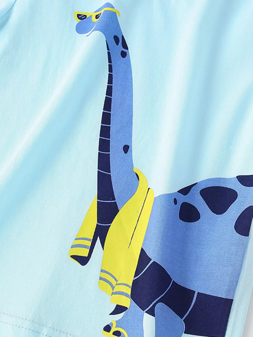Children's Dinosaur Graphic Round Neck T-Shirt, image 3