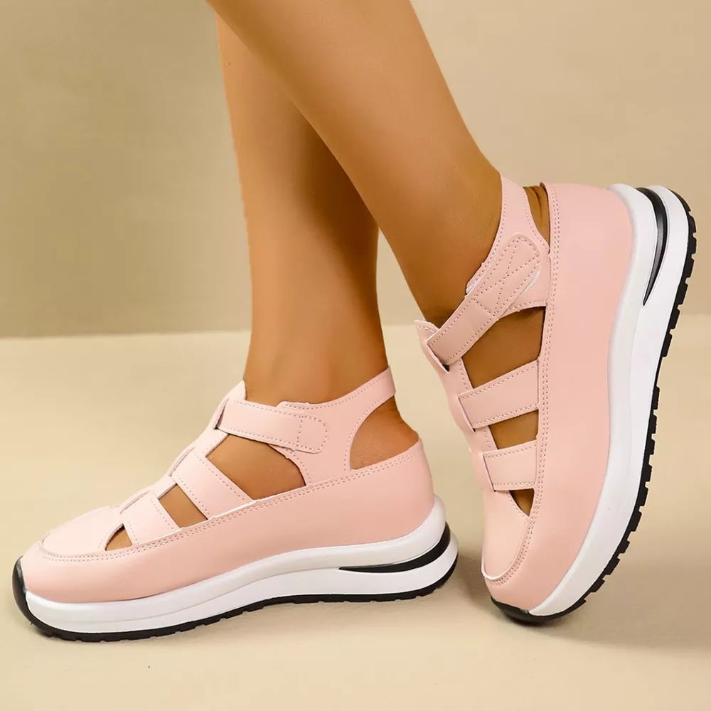 Cutout Round Toe Platform Sandals, image 14