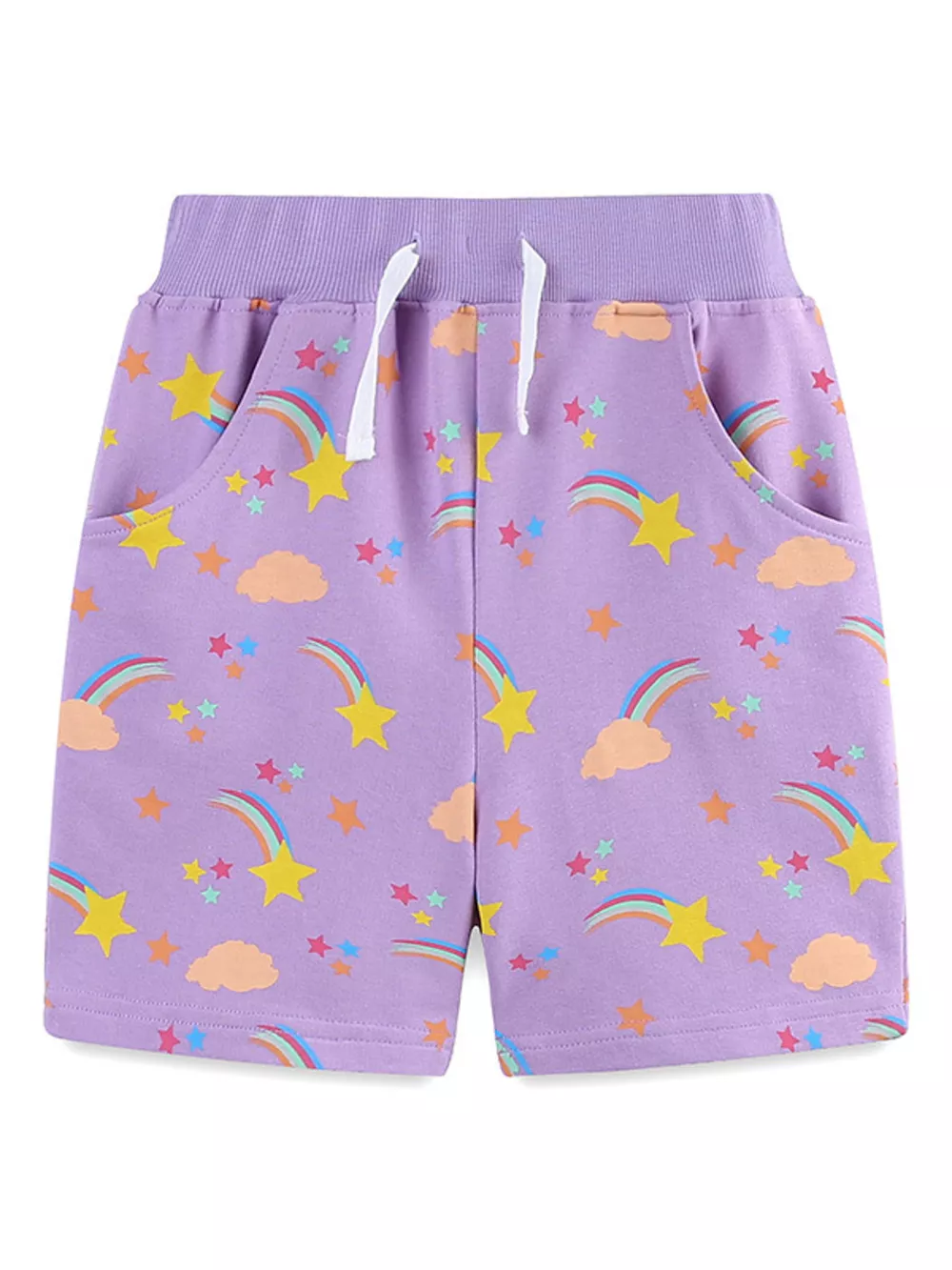 Children's Mushroom & Butterfly Print Tee and Shorts Set, image 3