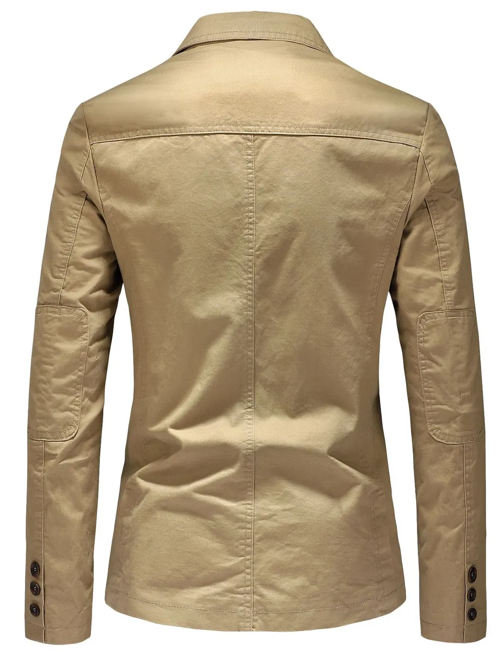 Men's Plus Size Casual Button Up Blazer, image 3