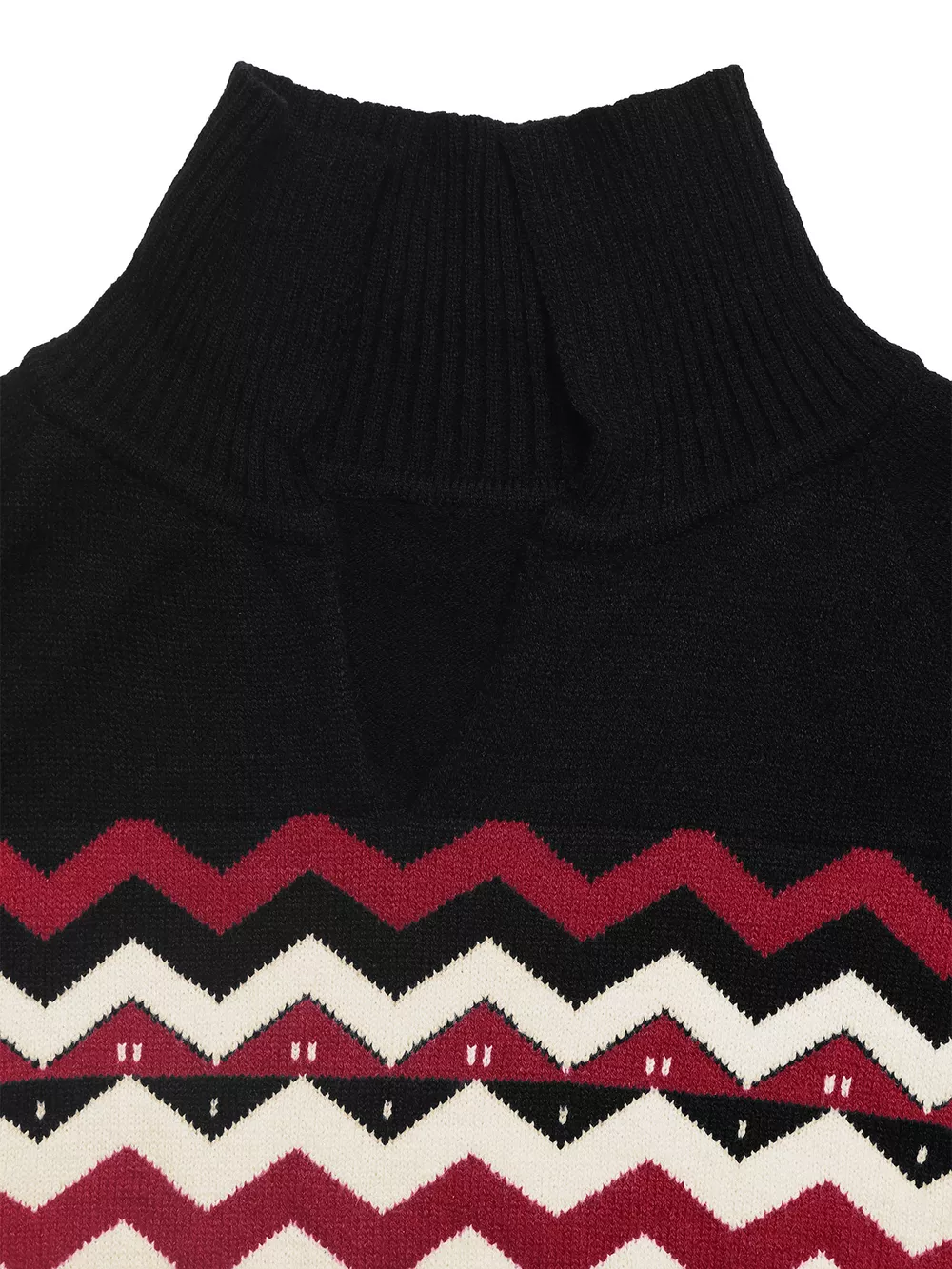 Chevron Pattern Long Sleeve Sweater, image 6