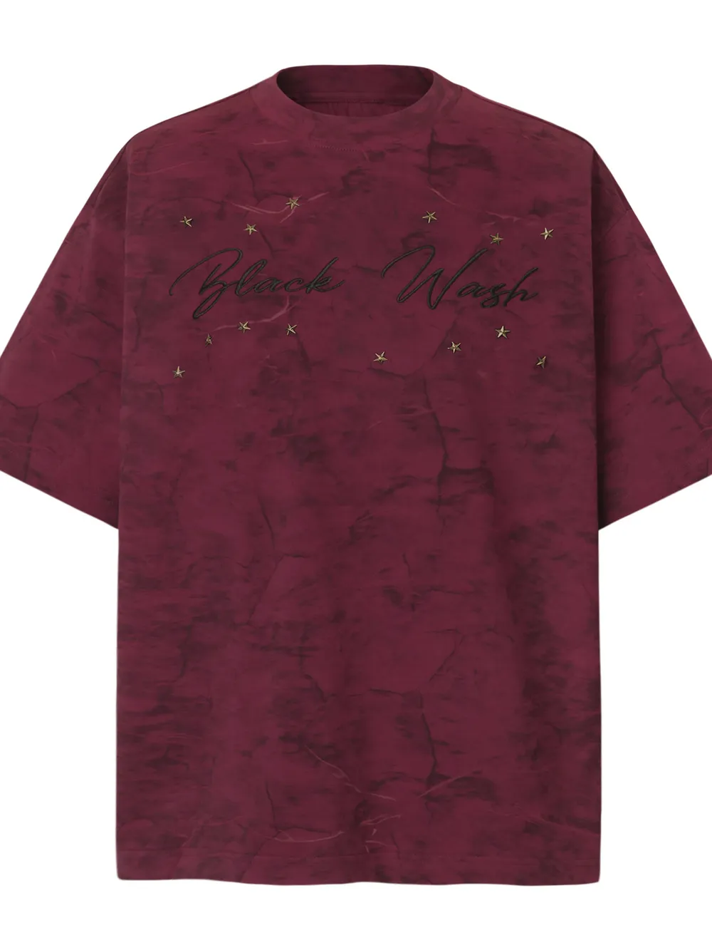 Men's Stars Round Neck Oversized T-Shirt, image 4