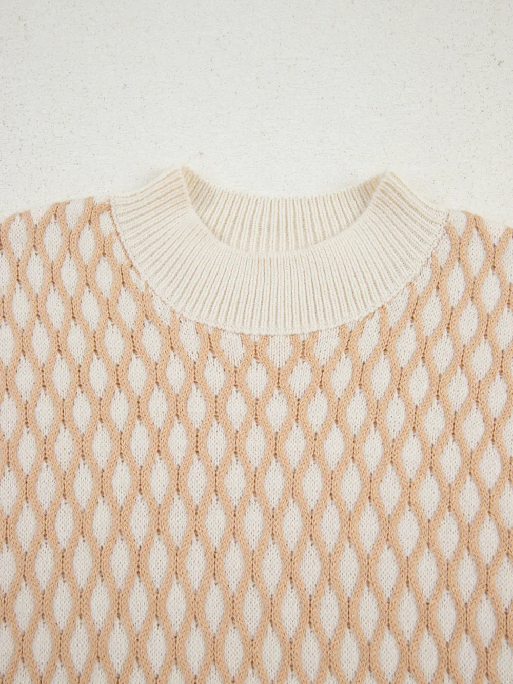 Textured Knit Mock Neck Sweater, image 7