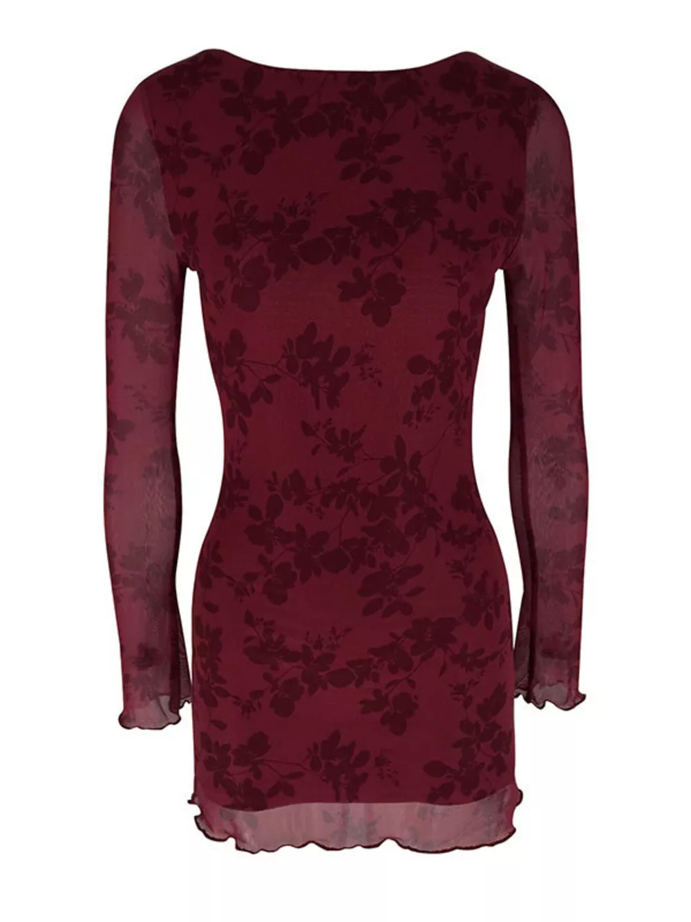 Long Sleeve Bodycon Mini Dress, image 8