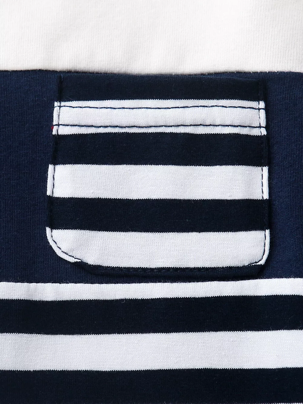 Children's Striped T-shirt and Shorts Set, image 4
