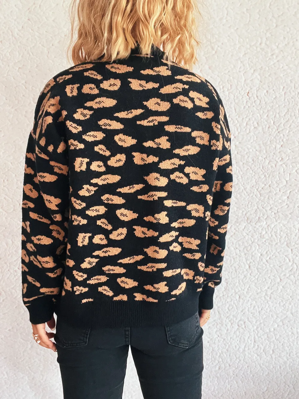 Mock Neck Long Sleeve Sweater, image 14