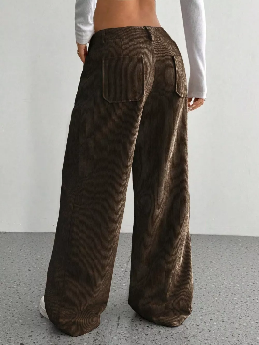 Corduroy Wide Leg Pants, image 7