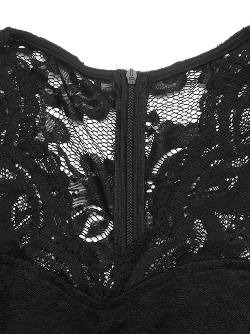 Lace Long Sleeve Wide-Leg Jumpsuit, image 6