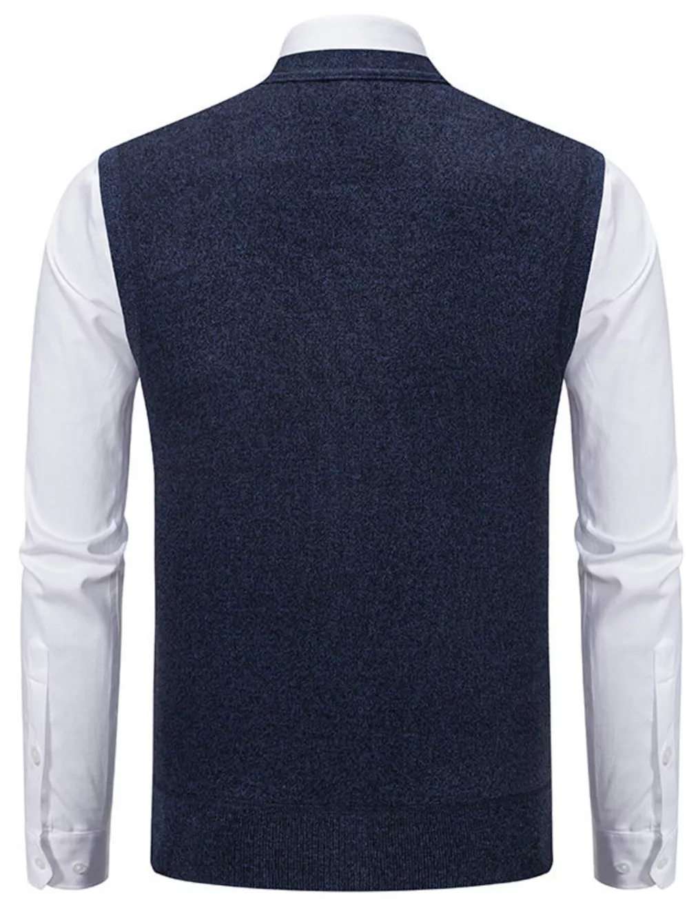 Men's Plus Size Button-Down Sweater Vest, image 11