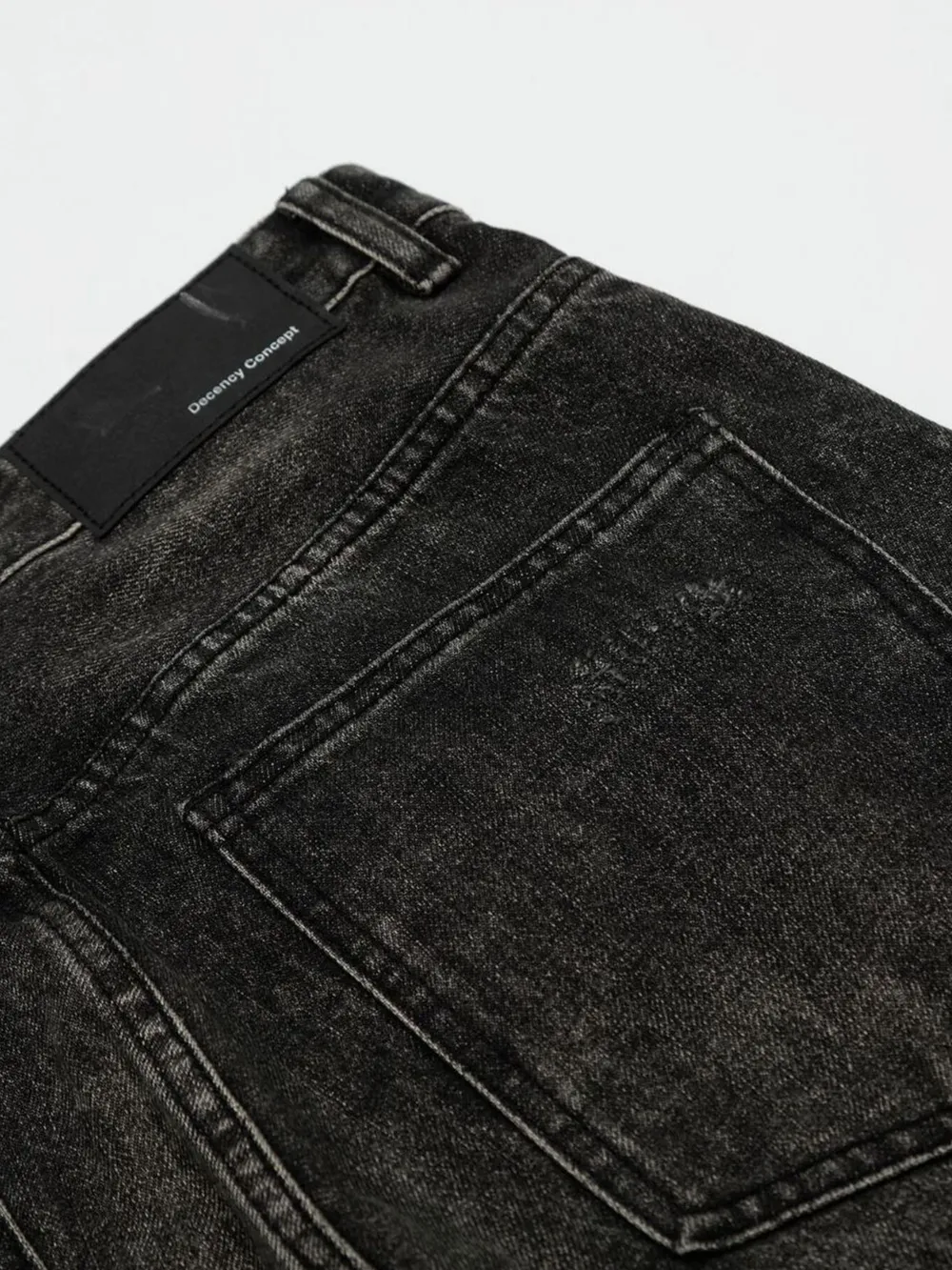Men's Distressed Washed Straight Jeans, image 14