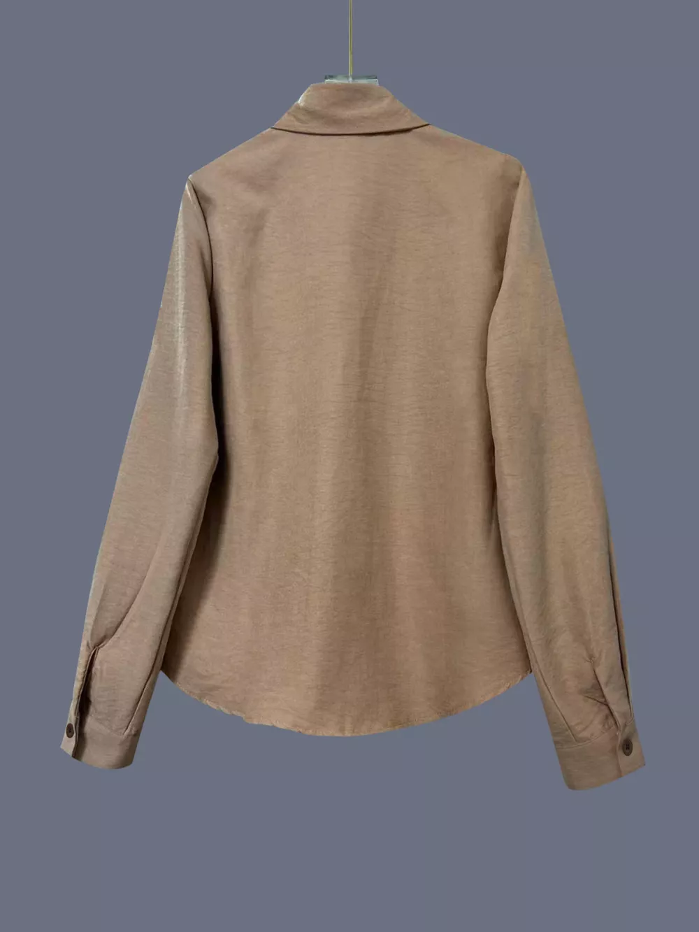 Studded Button Up Shirt with Chest Pockets, image 5