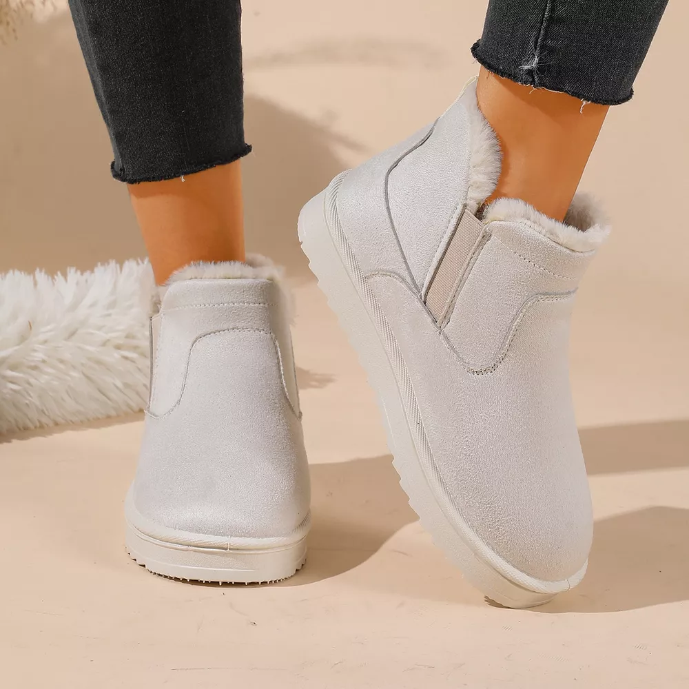 Plush Lined Winter Ankle Boots, image 11