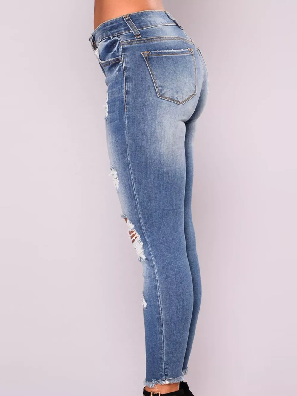 Distressed Skinny Jeans, image 6