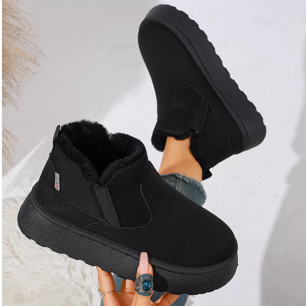Round Toe Platform Boots, image 4