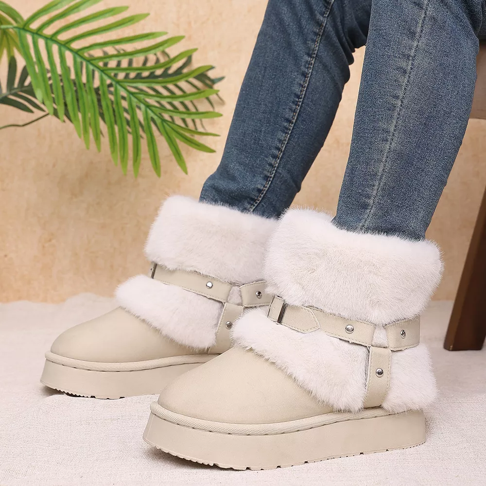 Round Toe Platform Boots, image 4