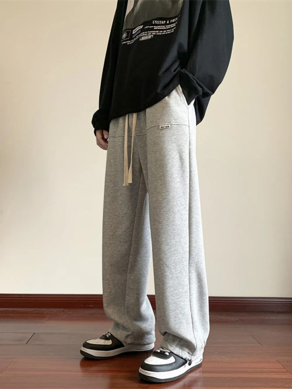 Men's Full Size Wide Leg Pants Plus Size, image 5