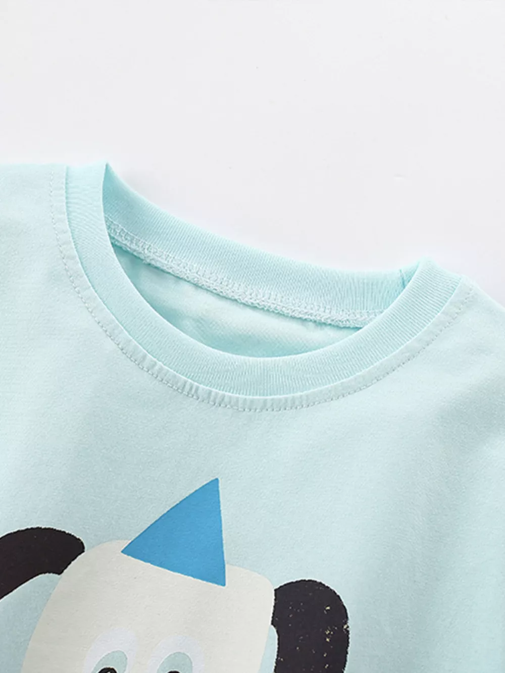 Children's Cute Cartoon Dog Graphic Short Sleeve T-Shirt, image 4