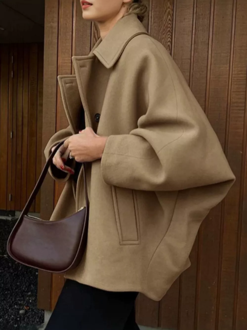 Button Up Long Sleeve Coat, image 5