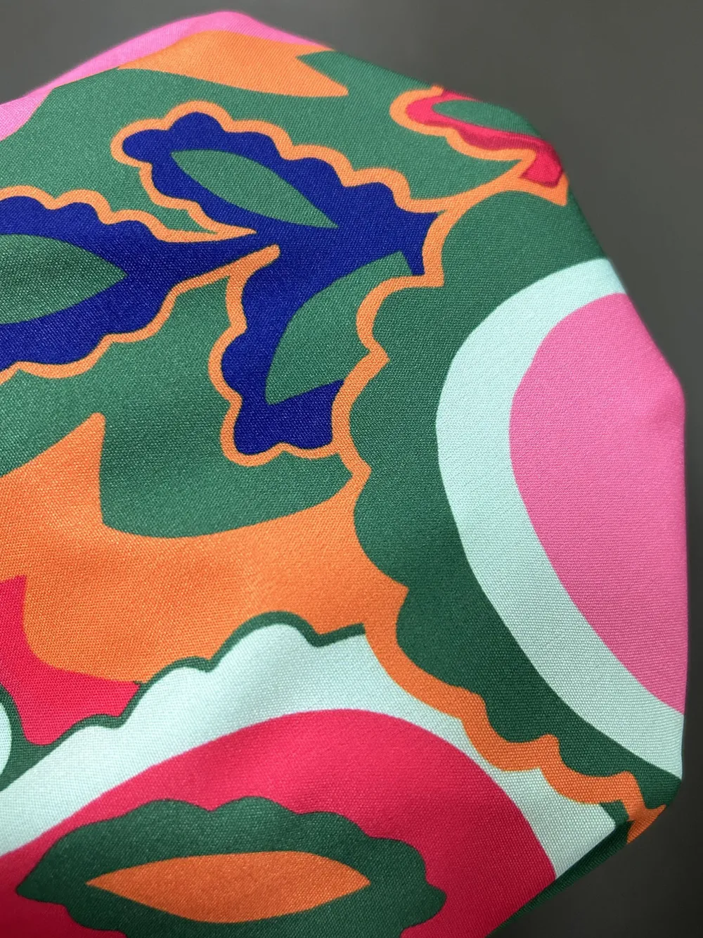 Printed Tie Neck Short Sleeve Blouse, image 6
