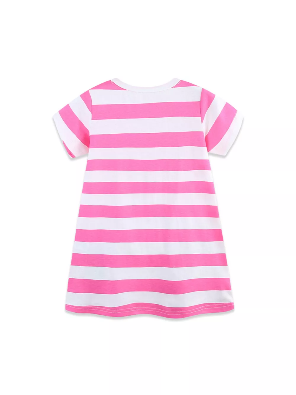 Children's Bee Embroidered Striped Casual Dress, image 6