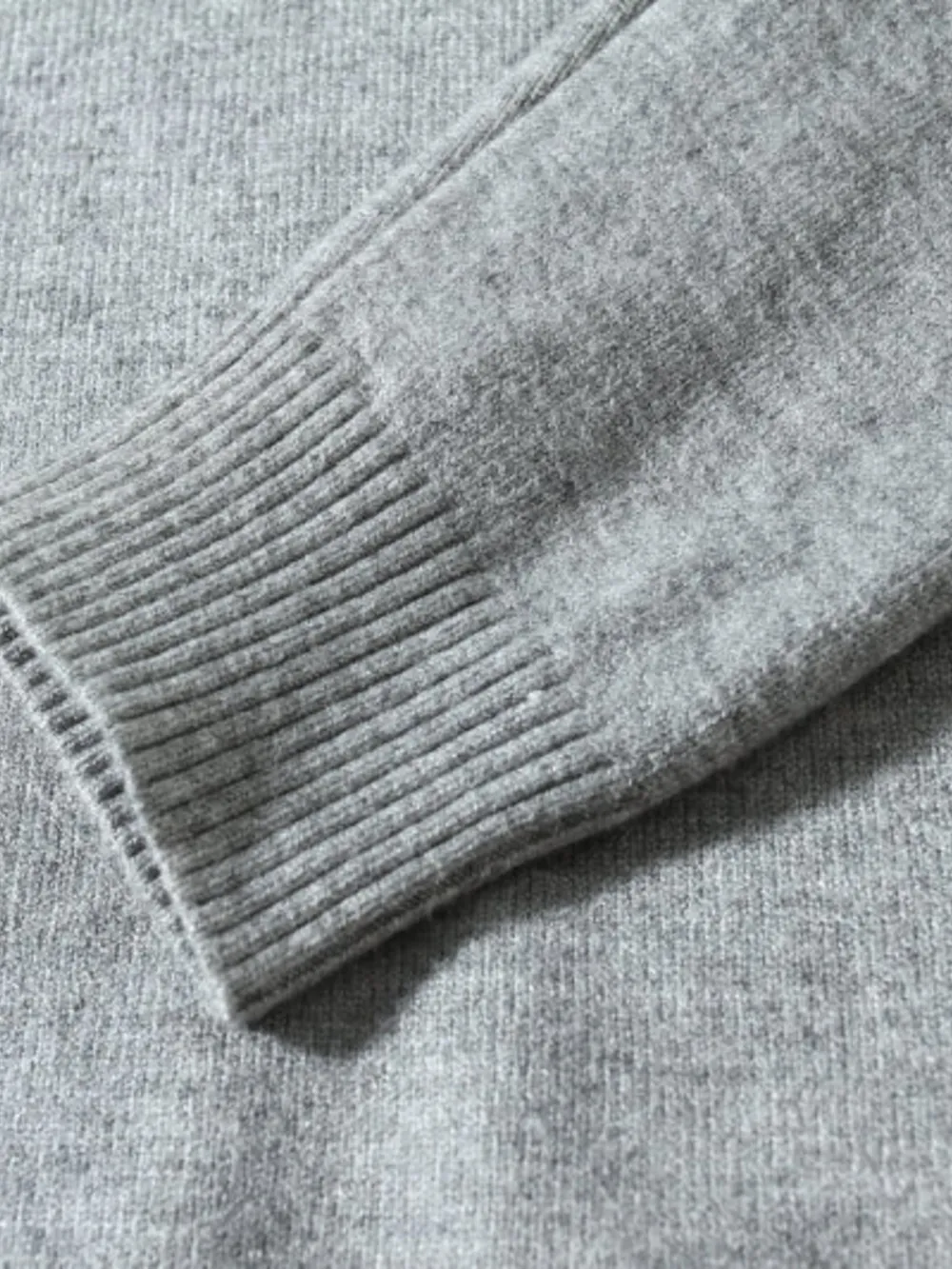 Men's Plus Size Ribbed Hem Long Sleeve Sweater, image 7